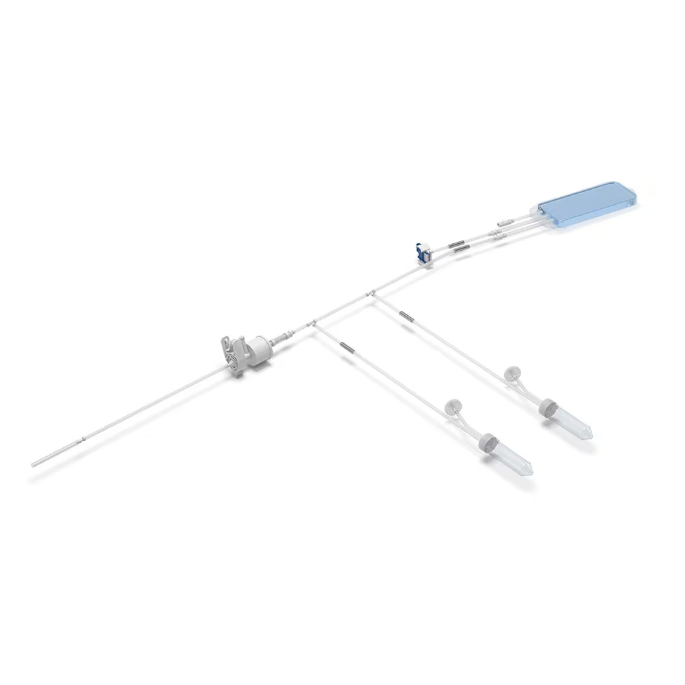 Single-use sampling assembly with bag and sample tubes